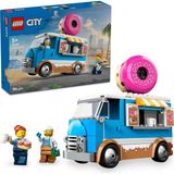 Kazan Hobi LEGO City Donut Kamyonu 60452-5 Yaş ve Üzeri Çocuklar Için Yaratıcı Oyuncak Yapım Seti, Doğum Günü Hediyesi (196 Parça)