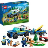 Kazan Hobi Lego® City Mobil Polis Köpeği Eğitimi 60369-5 Yaş ve Üzeri Çocuklar Için Oyuncak Yapım Seti (197 Parça)