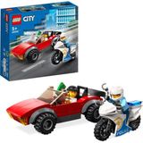 Kazan Hobi Lego® City Polis Motosikleti Araba Takibi 60392 - Yaratıcı Oyunları Seven 5 Yaş ve Üzeri Çocuklar Için Oyuncak Yapım Seti (59 Parça)
