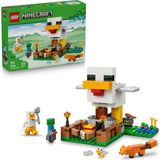 Kazan Hobi LEGO Minecraft Tavuk Çiftliği 21585-7 Yaş ve Üzeri Çocuklar Için Tavuk Sever Minifigürü, Yavru Zombi, Tilki, Soğuk Tavuk ve Civciv Içeren Yaratıcı Oyuncak Yapım Seti, Hediye Fikri (233 Parça)
