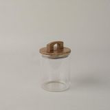 Kazan Hobi Linens Handle Cam-Akasya Kapak 10X10X14 cm Kavanoz