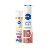 Kazan Hobi LUMINOUS630 Thiamidol Etkili Leke Karşıtı Gündüz Yüz Bakım Kremi 40 ml ve Sprey Deodorant Derma Control Clinical 150 ml
