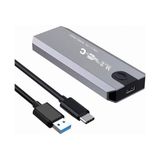 Kazan Hobi M.2 Nvme Usb3.1 Tip-C Gen2 10GBPS Type-C Nvme+Ngff Adaptörü, Gri Alüminyum, Taşınabilir Katı Hal Sürücü Kasası, Laptop ve MacBook Için - Otomatik
