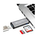 Kazan Hobi MacBook ve Type-C Portlu Cihazlar Için 3 Portlu USB 3.0 Sd/micro Sd Kart Okuyucu Hub - Çok Renkli