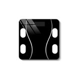 Kazan Hobi Maestro Pil Hediyeli Dijital Baskül Yağ Su Kas Vücut Kitle Endeksi Kilo Ölçer Tartı Siyah - Çok Renkli