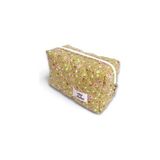 Kazan Hobi Makyaj Çantası, Makeup Bag, Kapitone Bakım Seyahat Kozmetik Çantası (Yeşil) - Renkli