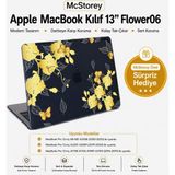 Kazan Hobi Mcstorey MacBook Pro 13 Çiçek Desenli Kılıf A1706 A1708 A1989 A2159 A2251 A2289 A2338 M1 M2 Uyumlu Baskılı Kristal Sert Kılıf Koruyucu Kapak Sarı