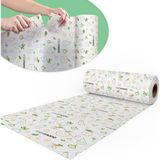 Kazan Hobi Minimono Yüksek Sandalye Altında Bebek Sıçrama Matı - 10 Adet Tek Kullanımlık ve Su Geçirmez Sıçrama Paspasları - 40"X47" Piknik Sanatı El Sanatları Için Çok Amaçlı Etkinlik Matı - Bebek LED Sütten