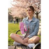 Kazan Hobi Miniso Barbie Lisanslı Pembe Serisi Çift Cidarlı Pipetli Çelik Termos 26.5 Cm, 2019120310102