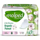 Kazan Hobi Molped Pure & Soft Pamuklu Uzun Günlük Ped (1 x 7 Adet)