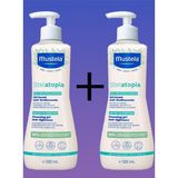 Kazan Hobi Mustela Stelatopia Cleansing Gel 500 ml Kuru Ciltler Için Şampuan X2