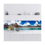 Kazan Hobi Mutfak Tezgâh Arası Fayans Desenli Yapışkanlı Folyo Himalaya 60X400 cm - 10 cm