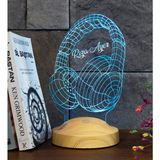 Kazan Hobi Müzisyen Hediyesi Kulaklık Şeklinde Kişiye Özel 3D LED Lamba, Doğum Günü Hediyesi Kulaklık Lamba