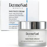Kazan Hobi Nad-Containing Face Cream Anti Aging, Repairing Skin Blemishes, Moisturizing Resveratrol, Collagen, Niacinamide, Hyaluronic Acid, Nad+
