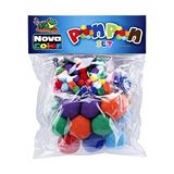 Kazan Hobi NC-350 Renkli Ponpon, 30 cm - Çok Renkli - Standart - Otomatik