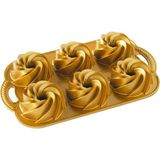 Kazan Hobi Nordic Ware Pişirme Kalıbı Heritage Bundtlette Alüminyum Altın, 35,6 cm x 20,3 Cm, Nw 88077