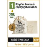 Kazan Hobi Olıvos Doğal Keçi Sütü ve Zeytinyağlı Katı Sabun, Keçi Sütlü El Sabunu, Kese Hediyeli 150 gr (Keseli) (Keçi Sütlü)