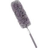 Kazan Hobi Orret Home 240 cm Teleskopik Uzatılabilir Mikrofiber Yumuşak Başlıklı Toz Alma Fırçası, Püskülü Bükülebilir Dip Köşe Başlık, Boşluk Temizleme ve Almak Için Uzayabilir Fırça