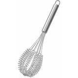 Kazan Hobi Orret Home Helezon Yaylı Çırpıcı – 304 Paslanmaz Çelik Makarna Çırpıcı & Çırpma Teli, Yaylı Spiral Tasarım, Kıvamlı Yumurta, Krema, Pasta ve Hamur Çırpma, Dayanıklı Profesyonel Mutfak Gereci