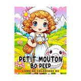 Kazan Hobi Petit Mouton Bo Peep Boyama Kitabı (Fransızca Baskı) - Çok Renkli - Standart - Otomatik
