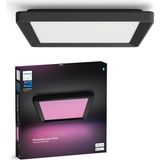 Kazan Hobi Philips Hue Tento Siyah Sıva Üstü Rgb Akıllı LED Panel Tavan Armatürü 30X30CM 1340 Lumen