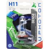 Kazan Hobi Photon Ampul H11 12V 55W Xtreme Vision +%150 Fazla Işık (Tekli Blister) - Pht PH5511 Xv B1