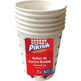 Kazan Hobi Piknik Kullan At Karton Bardak 7 Oz 6'lı 1483