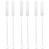 Kazan Hobi Pipet Temizleme Fırçası Seti, 6 Adet, 24 cm Uzunluk, Suluk Akvaryum Biberon Için, Pipet Fırçası