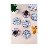 Kazan Hobi Porselen Mia Çay Tabak Takımı 12 cm 6 Parça FLY6ÇTPRS1210