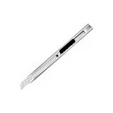 Kazan Hobi Profesyonel Cep Tipi Ince Metal Maket Bıçağı, Alüminyum Kasalı, Otomatik Bıçak Kilit Sistemli, Falçata, Cep Asma Klipsli, 132 mm - Çok Renkli - Standart