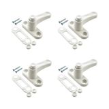 Kazan Hobi Pvc Basmalı Kapı Pencere Emniyet Kilidi, Pimapen Ev Çocuk Bebek Güvenlik Kilidi, 4 Adet - 10 x 10 cm - Renkli