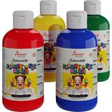 Kazan Hobi Red Rose Ana Renkler Parmak Boyası 4'lü Set 4X250 gr