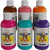 Kazan Hobi Red Rose Tamamlayıcı Renkler Parmak Boyası 6'lı Set 6X250 gr