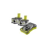 Kazan Hobi Ryobi Şarj Cihazlı Akü Seti (18 V, 2 x Pil 5 Ah, Şarj Süresi 60 Dakika, Şarj Durumu Göstergesi, 3 x Daha Fazla Çalışma Süresi) RC18150-250