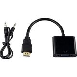 Kazan Hobi Sanec HDMI To VGA Dönüştürücü + Ses Kablosu Siyah
