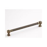 Kazan Hobi Sarı 256 mm Metal Dayanıklı Talas Antik Tırtıklı Kulp Kapak Kulpu Kulpları Mobilya Çekmece Dolap - Çok Renkli