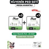 Kazan Hobi Sleepy Natural Hijyenik Ped Uzun 60 Adet Günlük Ped Uzun 96 Adet ve Rosıe