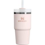 Kazan Hobi Stanley Quencher Pipetli Termos Bardak, 0.60 Litre, Pembe Kuvars (Rose Quartz)