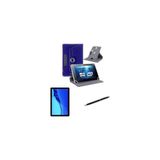 Kazan Hobi Tablet, Lenovo Tab M8 Hd TB-8505F 8" Standlı Kılıfı+Nano Kırılmaz Ekran Koruyucu+Dokunmatik Kalem Lacivert - Çok Renkli
