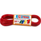 Kazan Hobi Tesa Pvc Kaplı Çelik Çamaşır Ipi 10 Metre – Dayanıklı Paslanmaz Çelik Iç Telli Çamaşır Asma Ipi | Güçlü Taşıma Kapasiteli Kırmızı Çamaşır Ipi