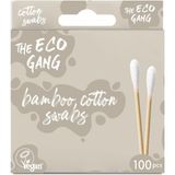 Kazan Hobi The Eco Gang - Cotton Swabs - 100PCS - White - Bambu Kulak Çubuğu 100LÜ Beyaz