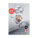 Kazan Hobi Twist Pot Eye Palette 03 Mute Brown – Mini Boy 4'lü Icy Glow Far Paleti - Renkli