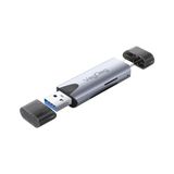 Kazan Hobi Type-C ve USB 2.0 Sd-Microsd Tf Kart Okuyucu - Çok Renkli