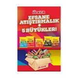 Kazan Hobi Ülker Efsane Atıştırmalık Paketi; 5 Çeşit Büyük Boy, Metro, Albeni, Çikolatalı ve Sütlü Ürünler