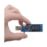 Kazan Hobi USB Ayarlı Güç Kaynağı Modülü HW-132 Voltaj Yükseltici Düşürücü Dc 0.6V / 25V Voltmetre Test Step Up Down Boost Pil Şarj Solar - Çok Renkli