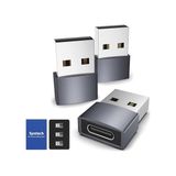 Kazan Hobi USB C Dişi - USB Erkek Adaptör, 3'lü Paket, Alüminyum, Tip C Şarj Güç Dönüştürücü, iPhone 15, Apple Watch, Airpods ve Carplay Uyumlu - Çok Renkli