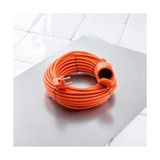 Kazan Hobi Uzatma Kablosu 15 Metre, 3x2.5 Mm, Ev Tipi Topraklı Cca Kablolu Tekli Grup Fiş Priz, Kapaklı, Monofaze - Çok Renkli