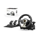 Kazan Hobi V3 Pro Siyah USB Direksiyon Seti; 180 Derece Dönüş, Pedallar, Ps3, Ps4, Xbox One ve Switch Uyumlu - Çok Renkli