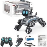 Kazan Hobi Vardem Bilekten Kontrol ve Uzaktan Kumandalı 8 Teker 2.4g Şarjlı Köpek Araba, Işıklı Müzikli Robot Dog Stunt Araç, Akıllı Yürüyüşlü Akrobat Oyuncak JIN-2950-1