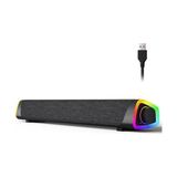 Kazan Hobi Vers.5.3 Bluetooth Masaüstü Soundbar Hoparlör; Rgb Işık, Tv ve Bilgisayar Uyumlu